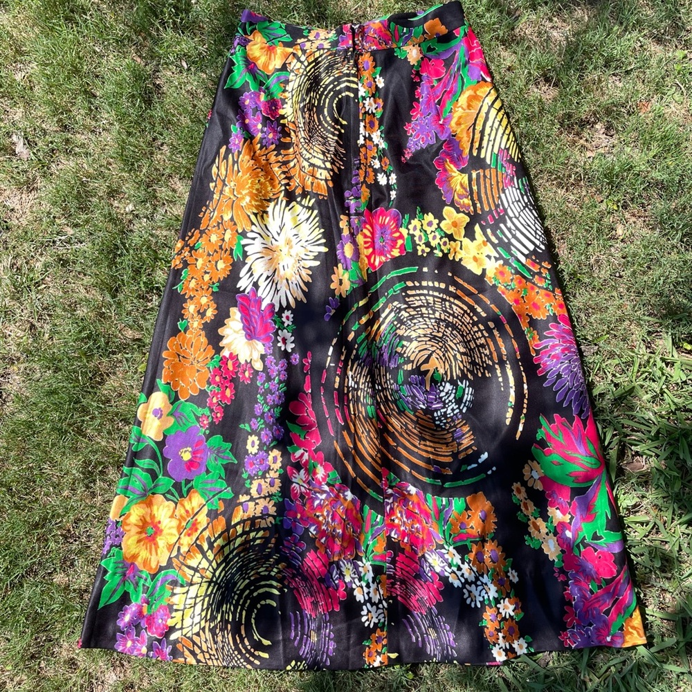 Vintage malbe flower skirt